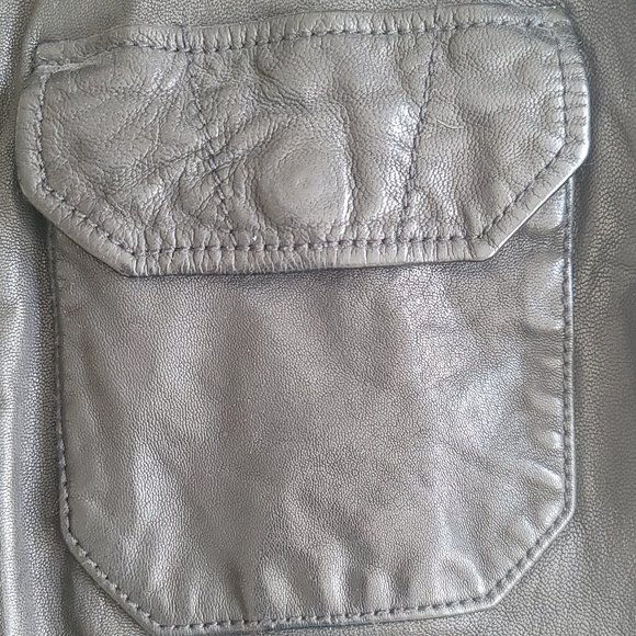 COCKPIT USA Leather Jacket Flight Bomber size L - Picture 11 of 12